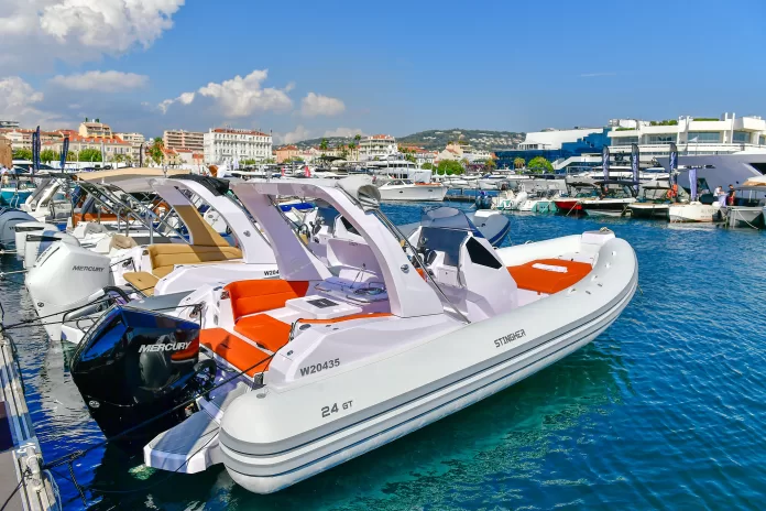Cannes Yachting Festival small boat area 2023