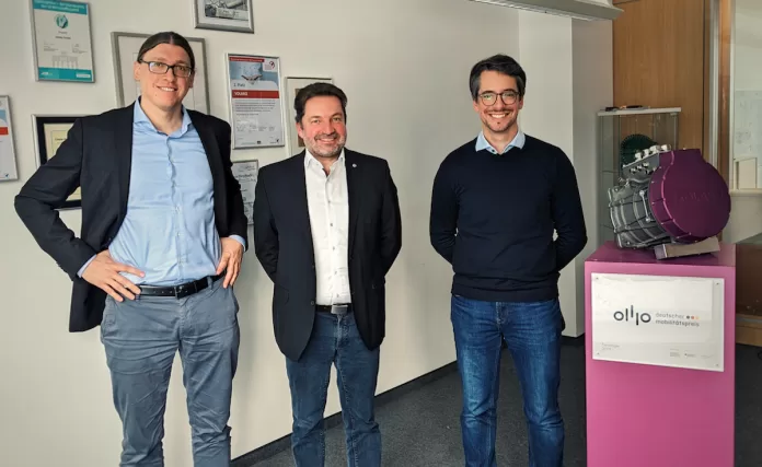 Molabo and Hechinger senior management team, Adrian Patzak (Molabo COO), Markus Duffner (Molabo CEO and MD Hechinger) and Dr Florian Bachheibl (Molabo CTO)