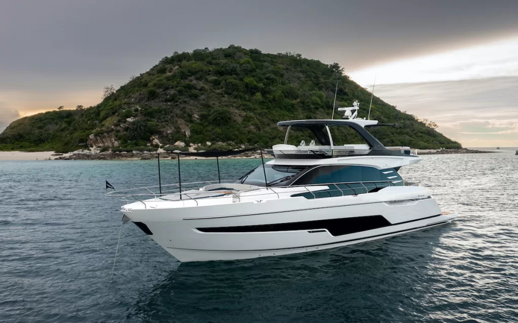 The Squadron 68 is one of Fairline's latest models