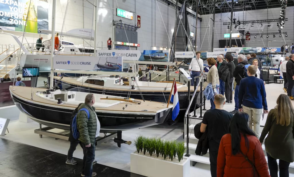 The majority of visitors to boot Dusseldorf were interested in sailing yachts. Photo Messe Dusseldorf