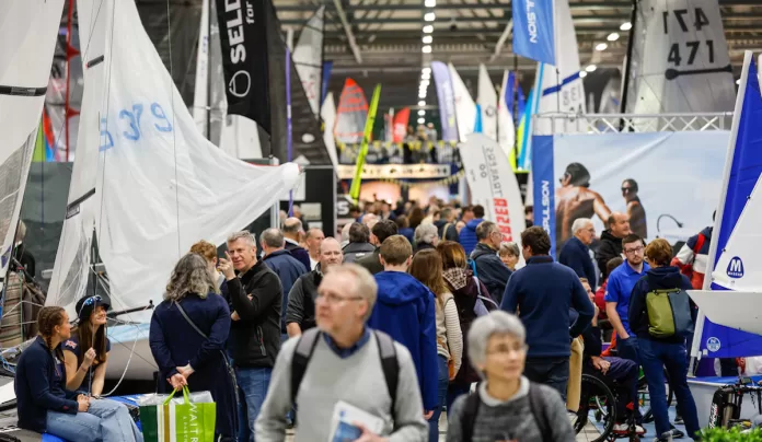 The RYA Dinghy & Watersports Show 2024 saw nearly 9,000 attendees. Photo credit Paul Wyeth/RYA