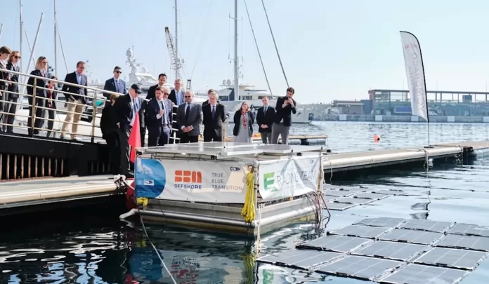 Yacht Club de Monaco has installed an autonomous green hydrogen pontoon