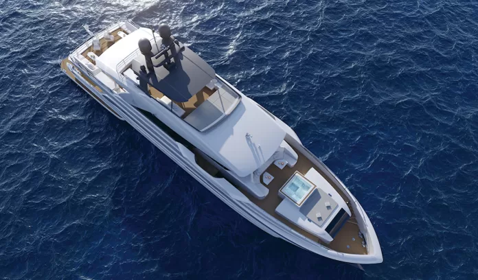 The Horizon FD130 motor yacht