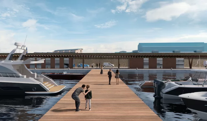 The new Livorno marina is due to be completed in June 2026