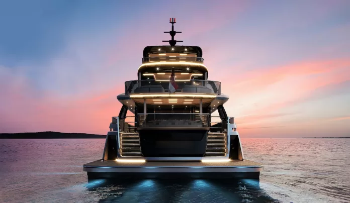 Project EVO is a custom 40m superyacht