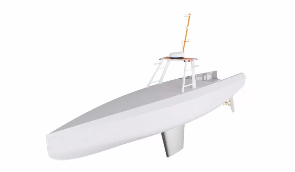 The first Oceanus12 vessels will be tested and available by September 2024. Image courtesy Zero USV