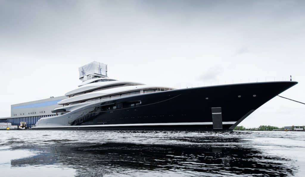 Feadship launches the world's first hydrogen fuel-cell superyacht ...