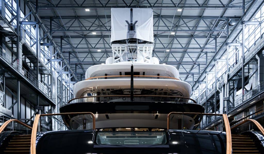 Feadship's project 821 is the greenest yacht the shipyard has produced. Photo courtesy Feadship