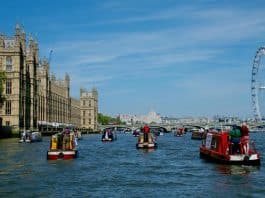 Fund Britain's Waterways has taken its message to Westminster. Photo courtesy RYA, Kev Maslin