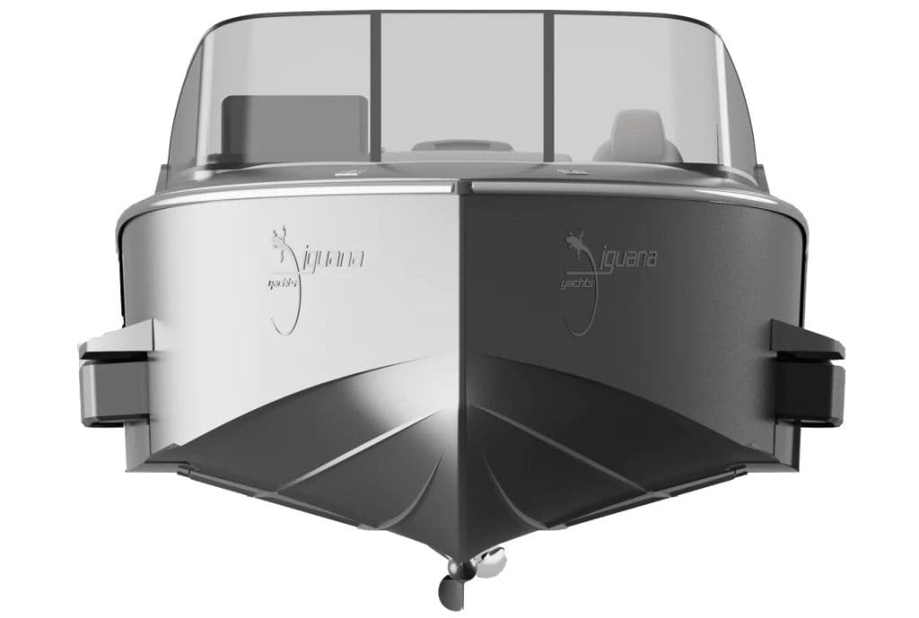 Iguana Yachts electric Bow Rider will be equipped with an Evoy Storm motor. Image courtesy Iguana Yachts