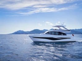 The F58 is one of Princess Yachts' latest models. Photo courtesy Princess Yachts