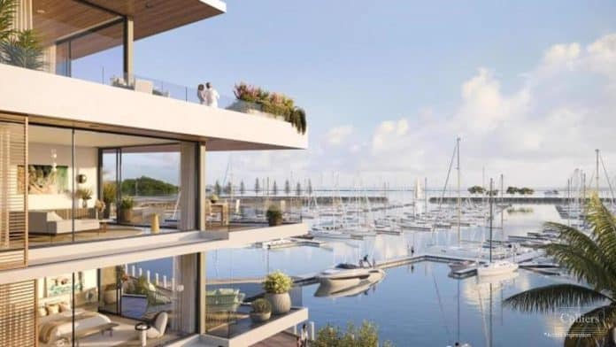 The Gateway Marina project has been designed to include waterfront apartments. Photo courtesy Colliers