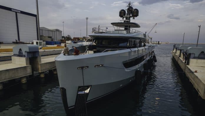 Alia Yachts has launched its 53m full custom Sea Club yacht. Photo courtesy Alia Yachts