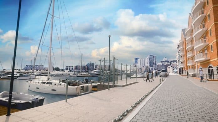 An artist's impression of the Ipswich Waterfront proposed development. Photo courtesy ABP