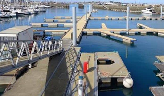 Walcon Marine has completed a project at Guernsey's QEII Marina