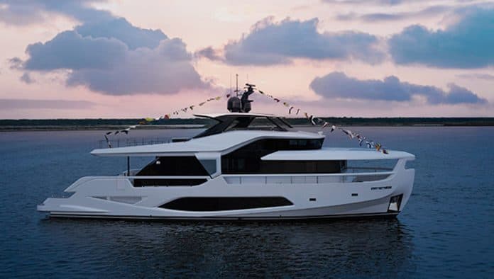 Ferretti Yachts first INFYNITO 80 yacht has been launched