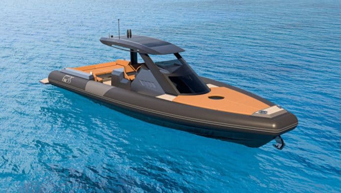 Fini Marine has developed its first semi-rigid boat