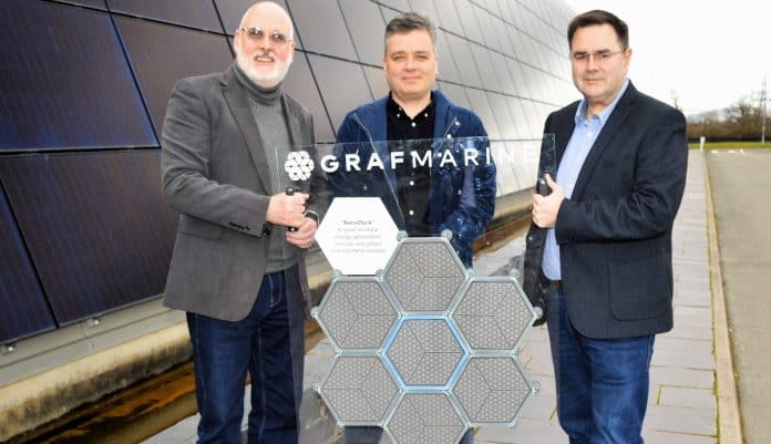 Grafmarine's NanoDeck tiles can capture, store and remotely manage clean energy while at sea