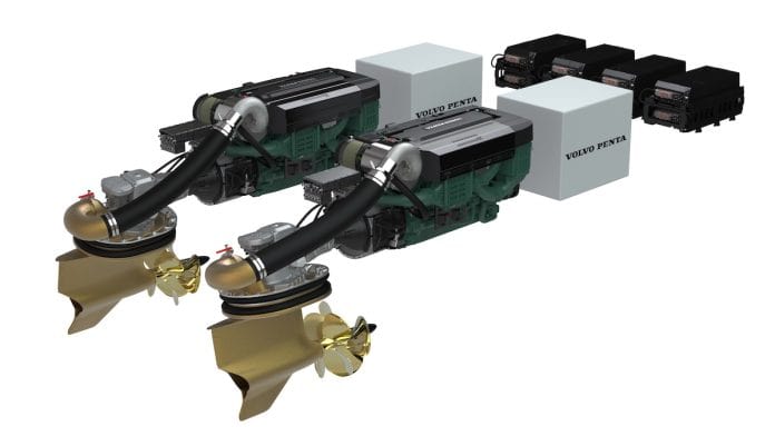 Volvo Penta unveils a helm to propeller hybrid electric package