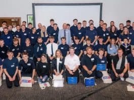 Apprentices from leading marine companies are recognised