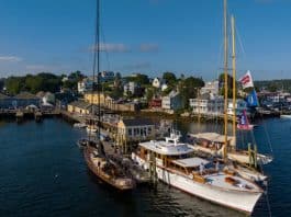 Bristol Marine Shipyard In Boothbay Harbor