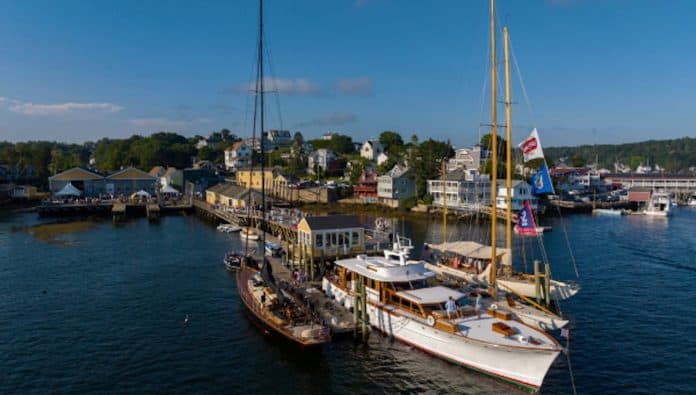 Bristol Marine Shipyard In Boothbay Harbor