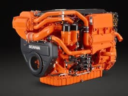 Scania's new DI13 13 litre marine engine