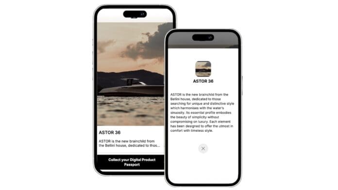 Bellini Yacht introduces digital product passports