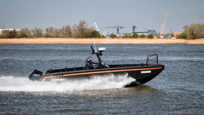 Damen and CEAD collaborate on 3D-printed boat
