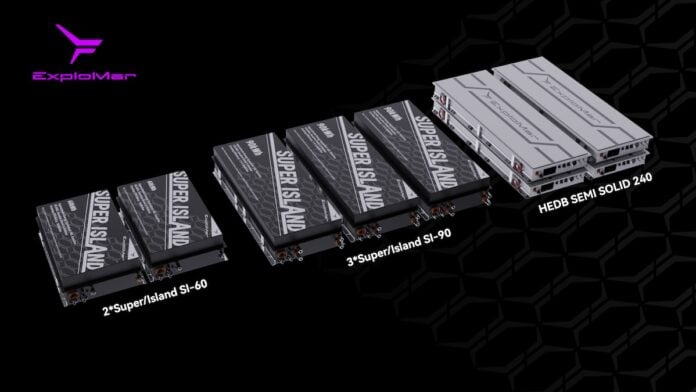 New ExploMar SUPER/ISLAND Battery Platform