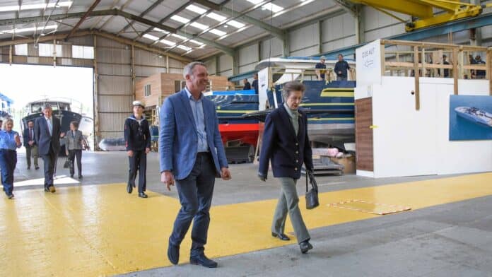 HRH The Princess Royal has officially opened Cockwells' new Training Academy