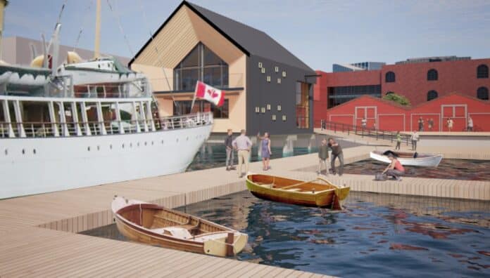 New Canadian Boat School under construction