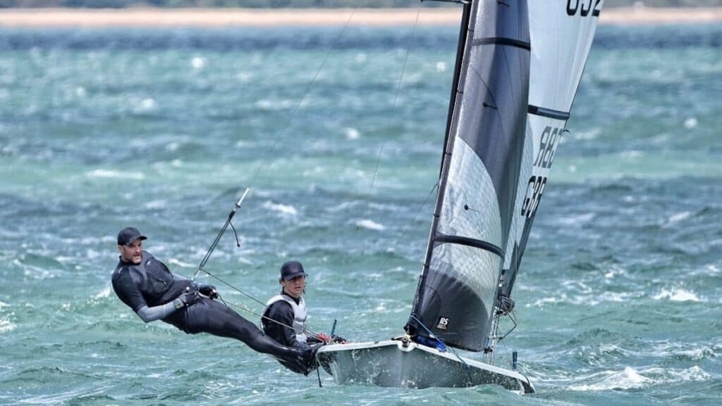 Ben Willows sailing an RS. Photo courtesy RS Marine Group