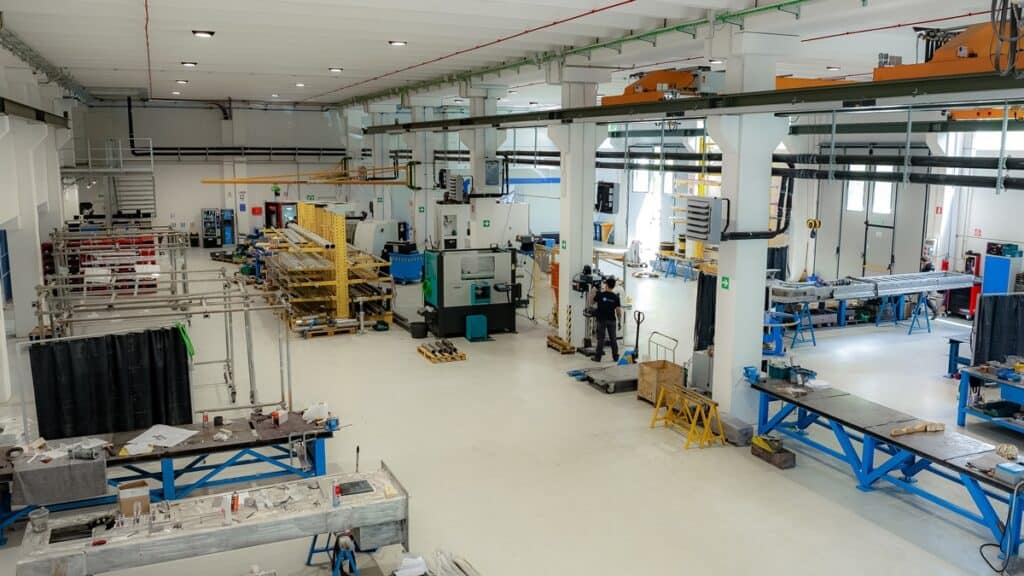 Sanguineti's new facility includes the latest production machinery