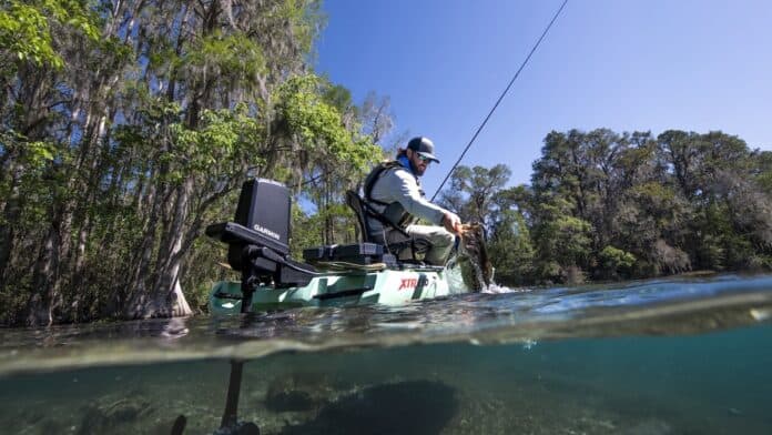 New kayak fishing trolling motor