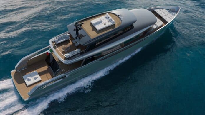Largest-ever Sanlorenzo crossover yacht launched