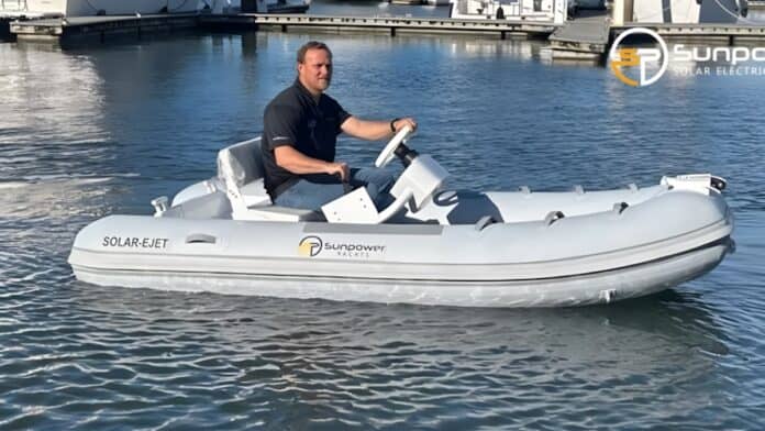 First fully solar-charged eJet tender launched