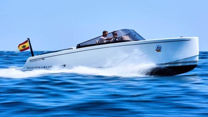 Dhamma Blue launches first hydrogen-powered recreational boat