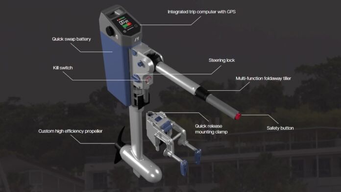 New Momentum U2 electric outboard