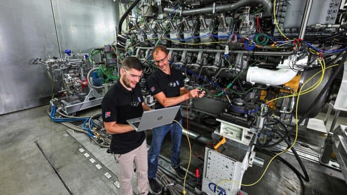 World-first for Rolls-Royce with methanol engine test