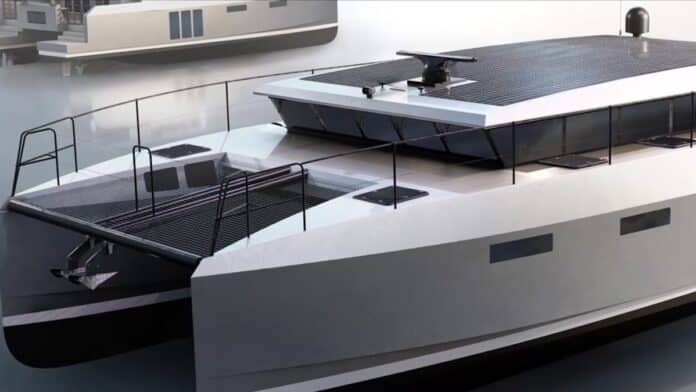 The Archipelago zero.63 incorporates a parallel hybrid system. Photo courtesy Archipelago Yachts Advanced methanol range-extension project collaboration