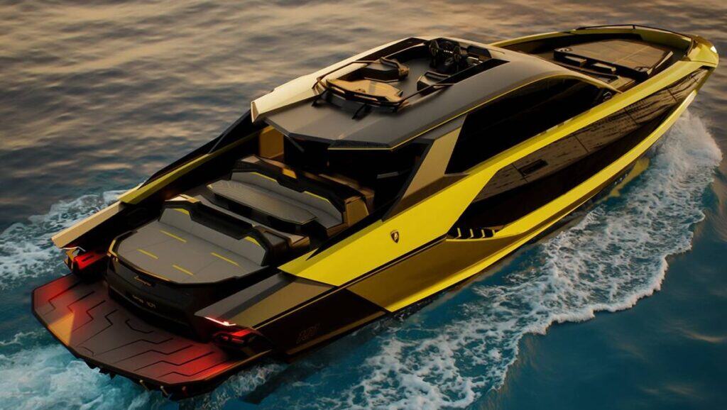 New superyacht inspired by Lamborghini Fenomeno sports car