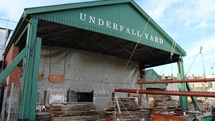 Work underway to rebuild historic boatyard following arson attack