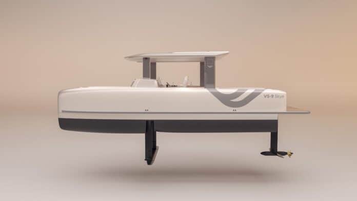 Vessev unveils the VS-9 Skye hydrofoiling day boat