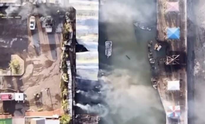 Fire destroys 20 boats in Texas marina fire