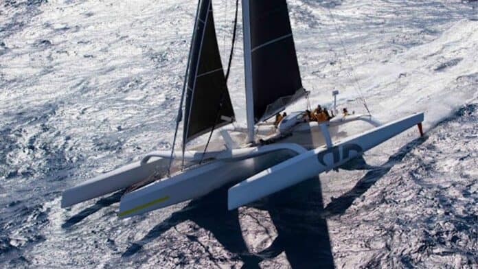 New maxi trimaran from VPLP and Multiplast