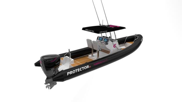 Rayglass and Naut partner for first electric Protector
