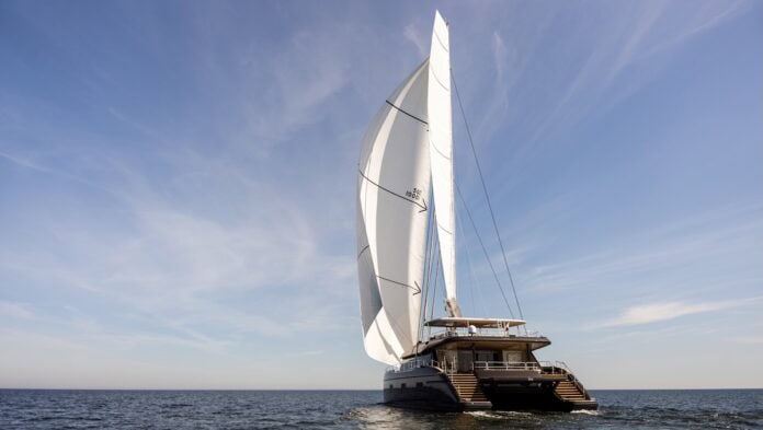 Sunreef unveils first sailing 100 Eco