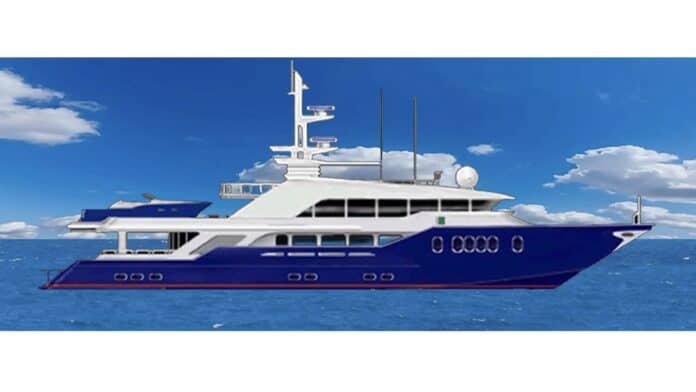 New Ruby Yachts Expedition 125 design