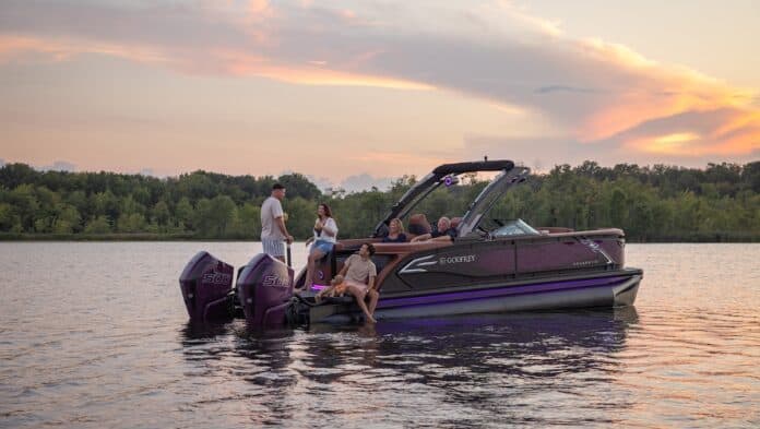 Godfrey Pontoon Boats adds 1,000hp AquaPatio